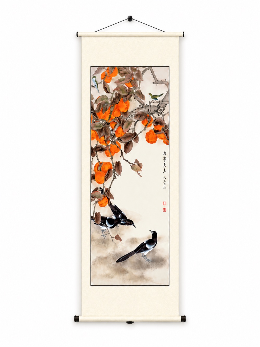 石墨烯智暖卷轴画
